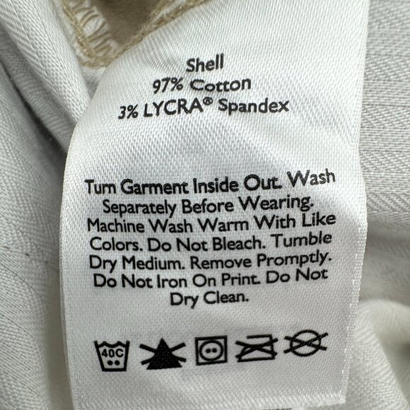 Eddie Bauer Tan Legend Wash Stretch Slightly Curvy Women's Shorts Size 8 - Picture 7 of 7